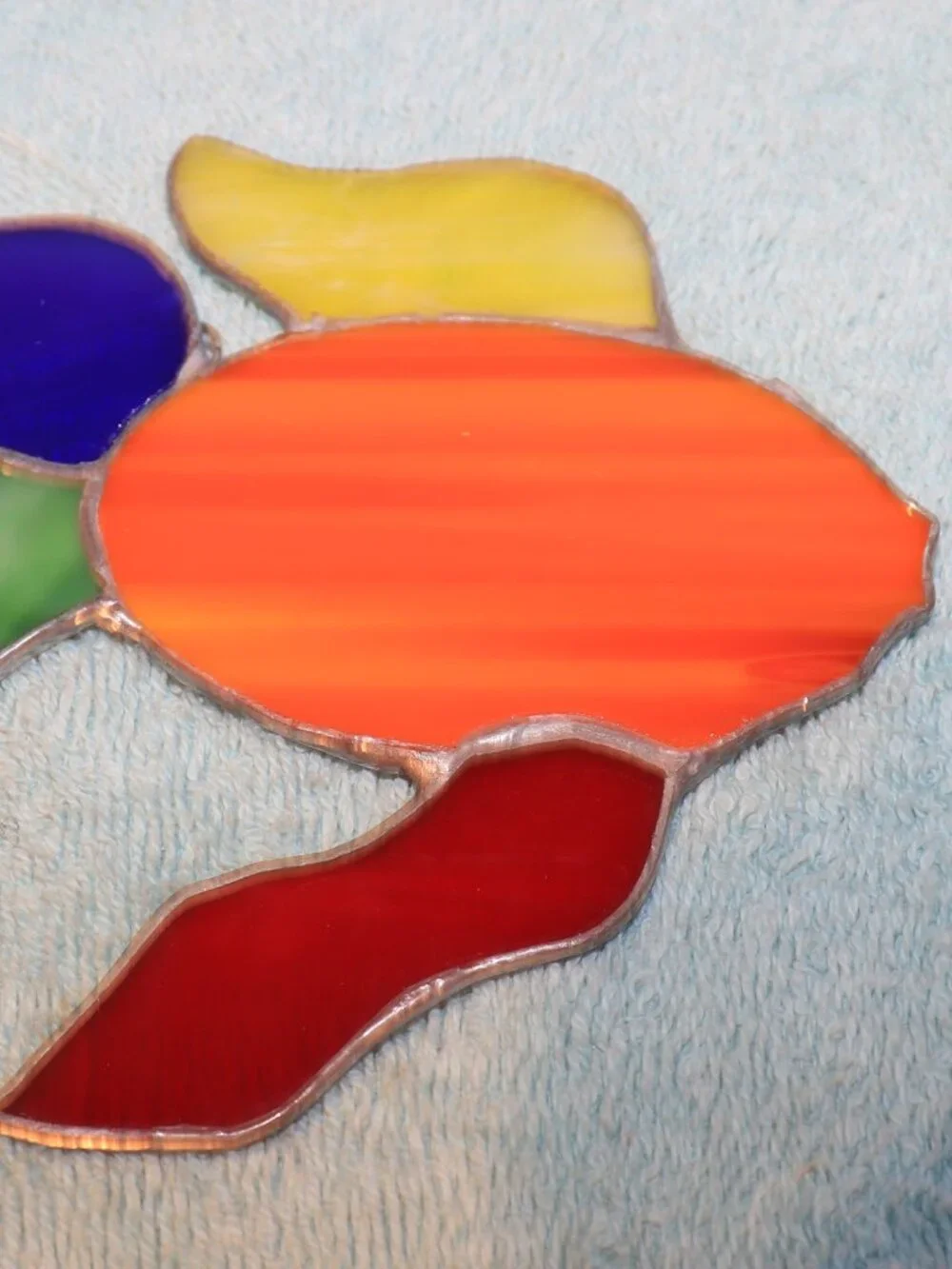 Stained Glass Window Suncatchers Nautical Fish 6 1/4